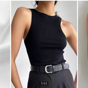 Commense Ellis Black Tank Top Size M